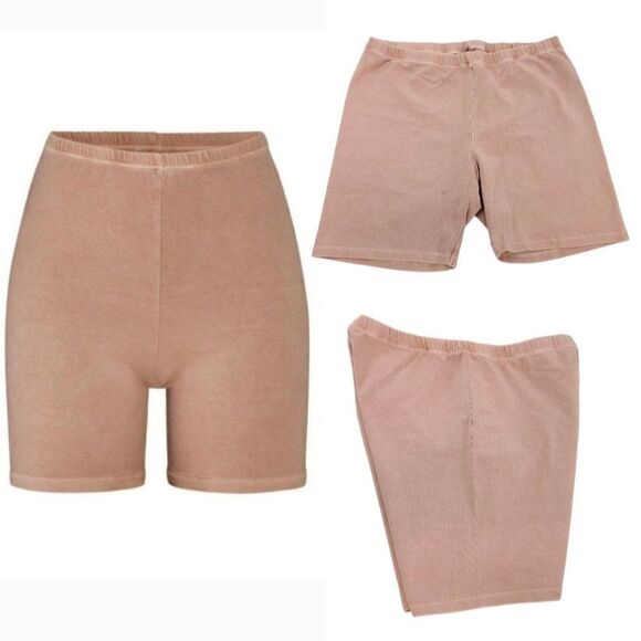 SKIMS Pants - SKIMS High Rise Stretch Outdoor Basic Bike Shorts in Tigers Eye Plus Size 2X